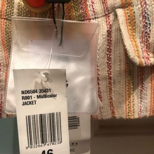 Authentic Dolce and Gabbana multicolor blazer .